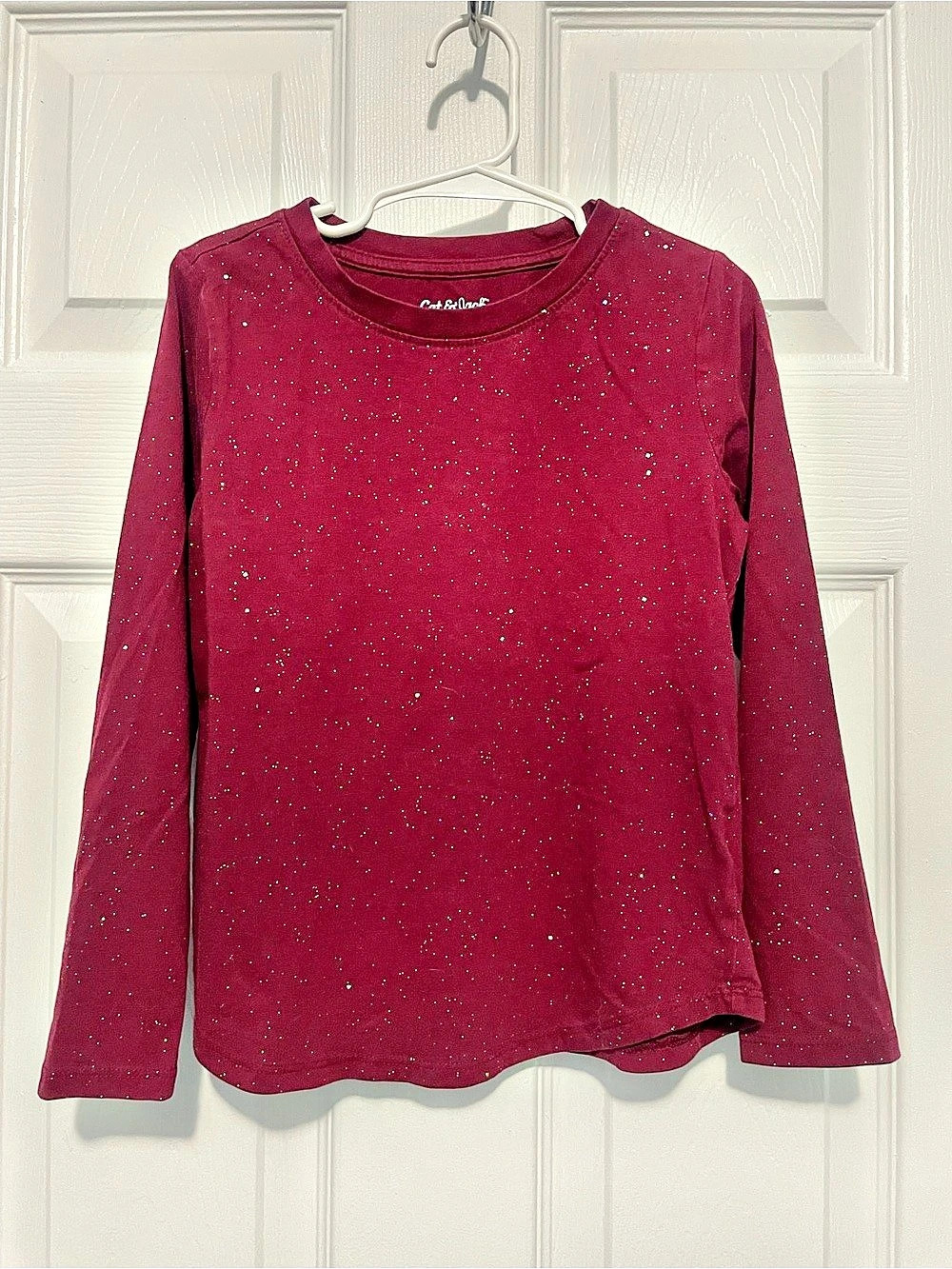 Cat & Jack Long Sleeve Sparkle Top